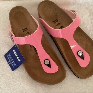 Birkenstock Women's Shiny Pink Sandals